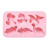 Silicone 6 Cavities Dinosaur Jello Molds for Chocolate Dinosaur Soap Molds Easy demolding for Baking Dessert Cake Decoration