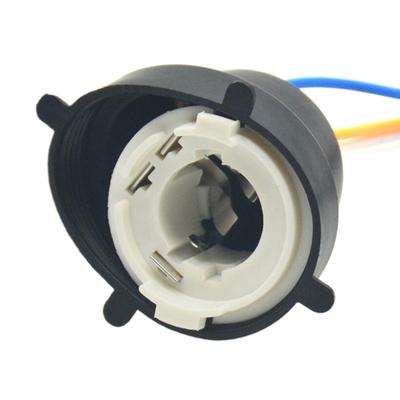 Ba20D Motorbike Headlight Socket Lamp Bulb Connector Base Adapter Fit For Rex Rs 400 450 500