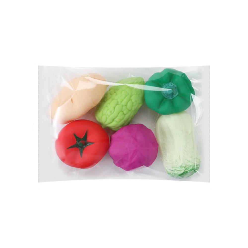 

Sound Simulated Fruit Pinching Toys Vinyl Fruit Play Water Bath Toy Practical Jokes Style C