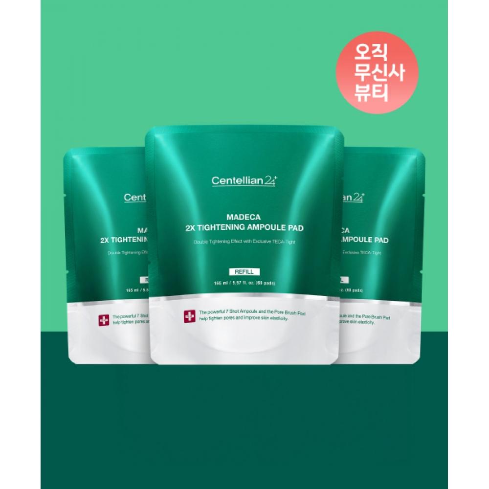 Centellian24 [3pack] Double Tightening Pore Pad Refills  60 Sheets  3 NONE