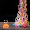 Pack of 10 Colorful Streamers Poppers Not Mess Confetti Crackers Plastic Texture for Weddings Birthdays Graduations