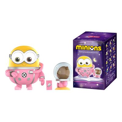 POP MART Minions Bedtime Stories by Bob and Tim Series Pop Mart Gachapon Blind Box Figure Plastic Model Premium Toy PVC Soft Vinyl Original Character