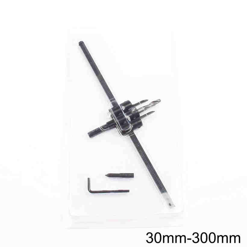 Adjustable Airplane Shape Hole Opener Metal Wood Circle Hole Saw Drill Bit Cutter Kit DIY Tool