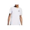 Jordan Jumpman Logo Solid Round Neck Short Sleeve T-Shirt Men Tops White AH5297-100
