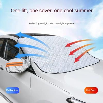 Car Front Windshield Cover Auto Sunshade Snow Ice Protection Cover Winter Summer Windshield Shield