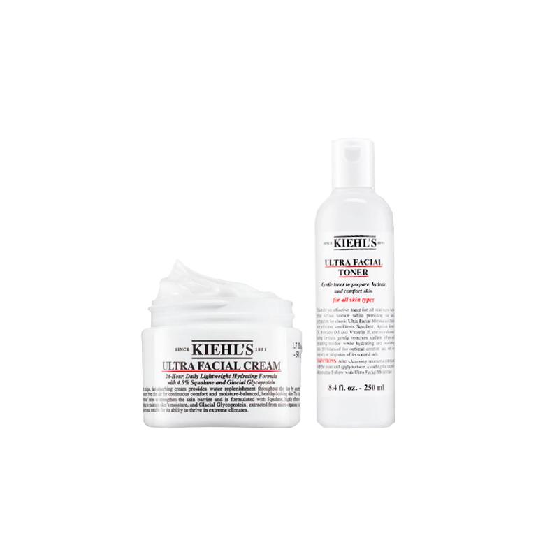 Набор средств для лица Ultra Facial от Kiehl s Cream 50ml+  Toner 250ml