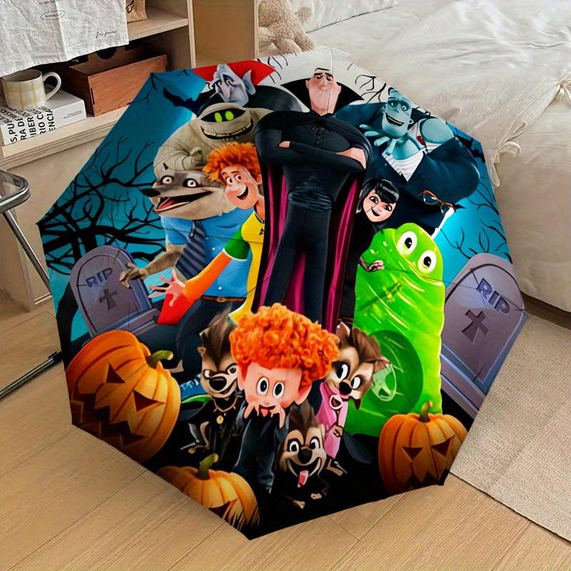 1pc Halloween, Monsters Themed High-quality Umbrella,Automatic Opening and Closing Umbrella,Multi-functional Umbrella G0811064