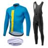 2026 Winter Fleece Warm Cycling Suit Set Thermal Fleece Team Ropa Ciclismo Warm Cycling Clothes Men Jersey Suit Outdoor Riding Bike MTB Bib Pants Set