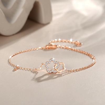 S925 Love of Cherries Sterling Silver Bracelet for Women