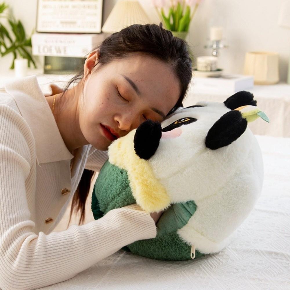 Cute 3 in 1 Quilt Pillow Fluffy Material Soft Texture Animal Pillow Cartoon Design Multifunctional Warm Blanket Winter Season