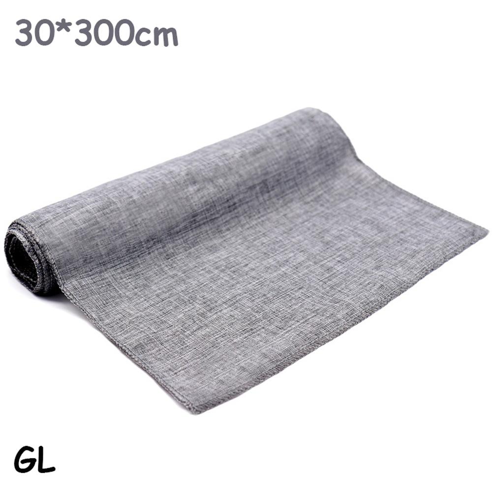 Jute Burlap Linen Party Banquet Wedding Table Runner Table Cover Tablecloth Home Decoration