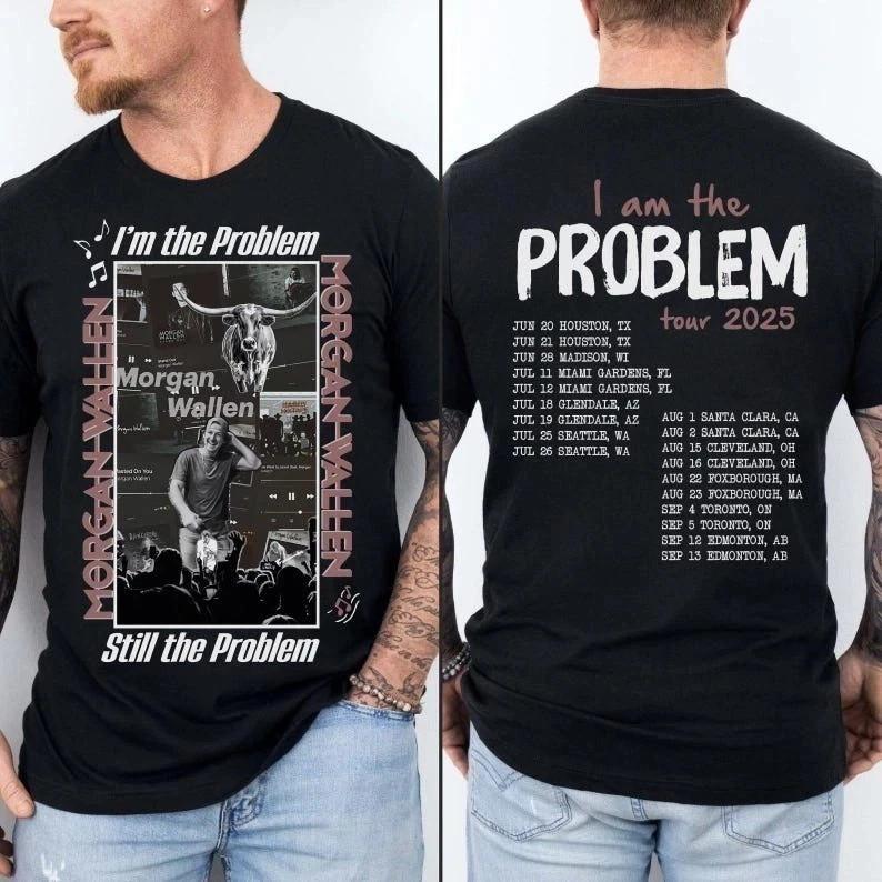 Morgan Wallen I m The Problem Tour 2026 Concert T-Shirt XXL
