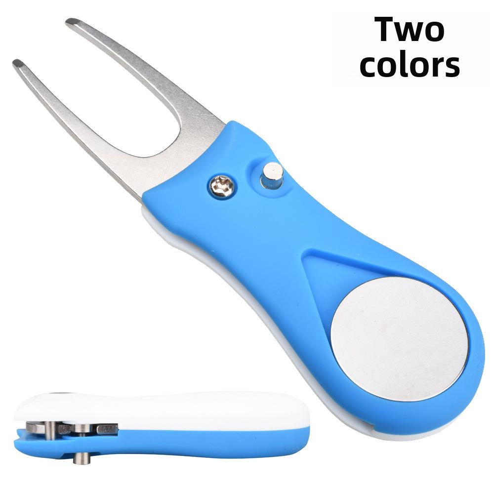 

Складная вилка для гольфа из нержавеющей стали Green Repair Fork синий/белый