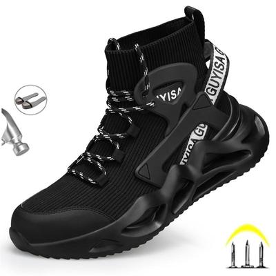 Safety Shoes Men Wear-resistant Work Boots Indestructible Shoes Puncture-Proof Safety Boots Protective Shoes