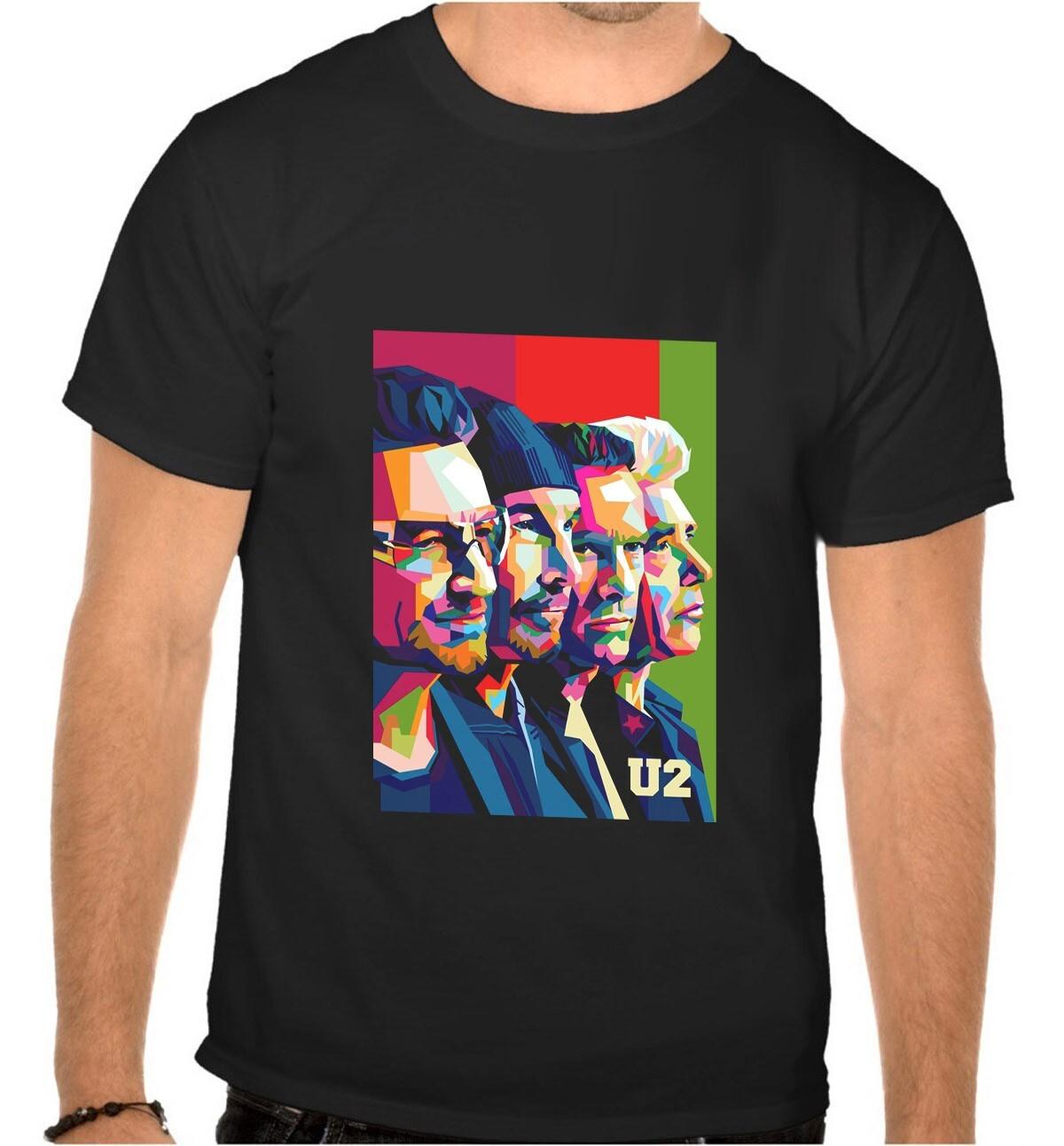 U2 U 2 Rock Music Logo Kids T-shirt Black 1149 SWKids XL