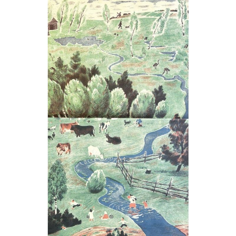 Metal Wall Poster, Agricultural Art, Decorative, 20x30cm