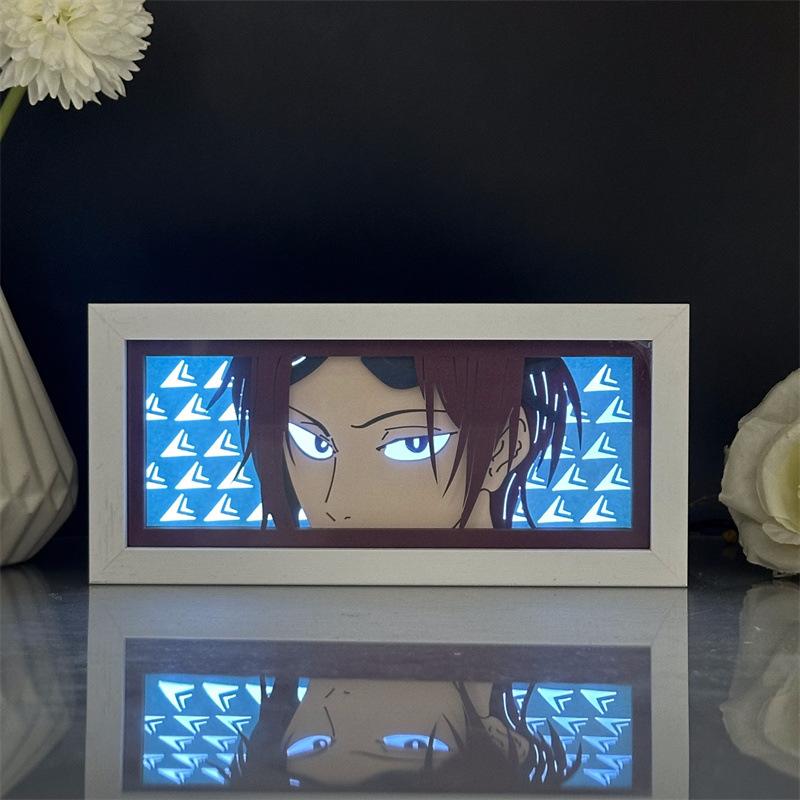 3D Anime Light Box Paper Carved Lamp Rin Matsuoka Peripherals Luminous Toys Bedroom Decor Night Atmosphere Led Desk Ornaments