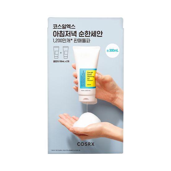 COSRX Mildly Acidic Good Morning Gel Cleanser 150ml Double Plan