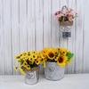 Wall-Mounted Iron Flower Pot Basket - Simple Balcony Decor