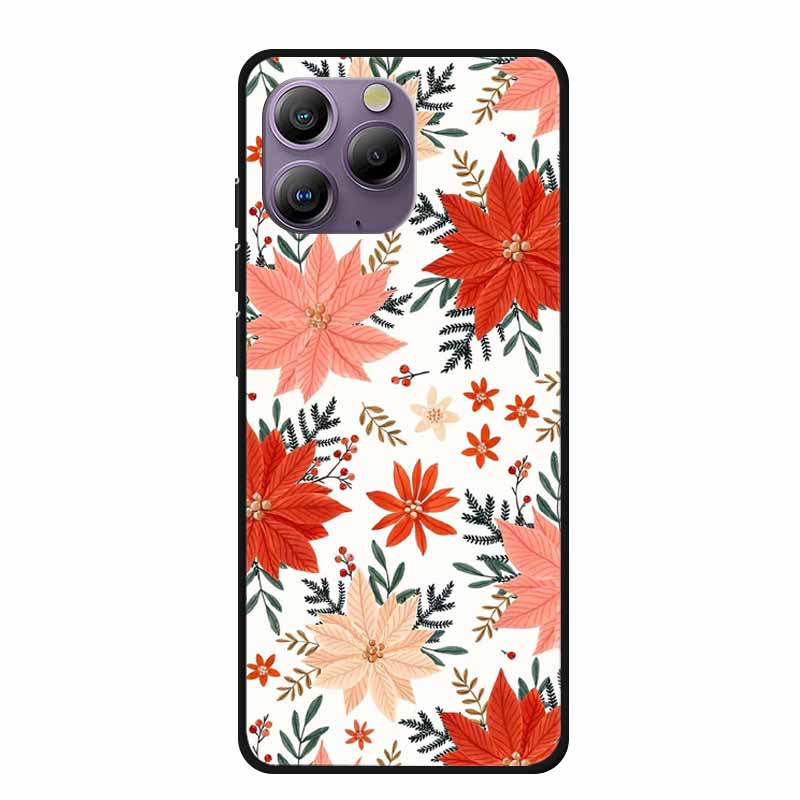 Copertura Morbida Spazio per Custodia Blackview A96 Fiore TPU Gatto Custodie in Silicone per BlackviewA96 Cover Shell Amorevole Antiurto