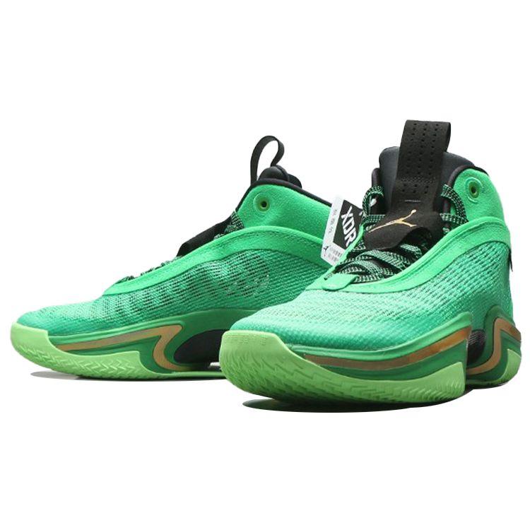 Air Jordan 36 PF Celtics Unisex-Sneakers Grün Grün-Spark Schwarz DA9053-300