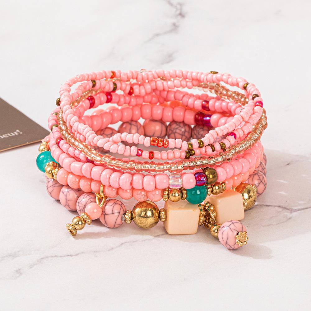 JYL TS Bracelet Rose  Multi-layer Enhances Romantic Beauty