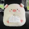 Entzückendes weiches Plüsch Auto Zubehör Taschentuchhalter Aufbewahrungsbox Organizer Abnehmbares waschbares Design Für Kinder Familie Reisen