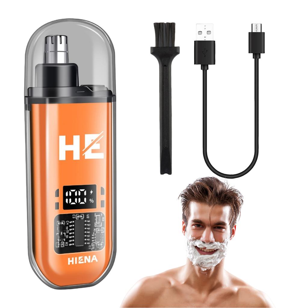 Nose Clippers Facial Hair Trimmer Digital Display Rechargeable Nose Trimmer for Haircut Beard Shaver Barbershop