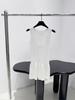 Nanyou High Custom Camellia Knit Vest Dress - Women's Slimming Summer White 26