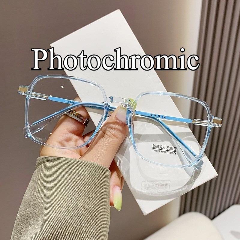 Square Anti-Radiation UV400 Replaceable Lenses Computer Glasses for Women and Men