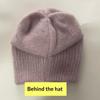 Fashion Women's Hat Winterthickenedknitting Hat Peaked Hat Heattech Cold Hat