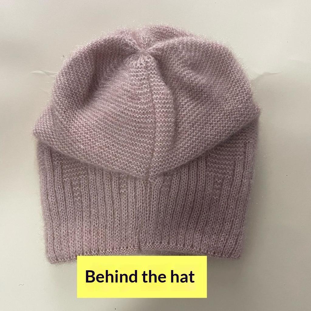 Fashion Women's Hat Winterthickenedknitting Hat Peaked Hat Heattech Cold Hat