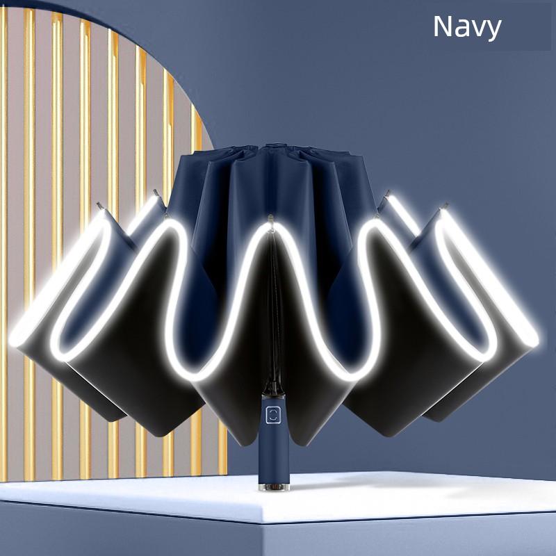 Fully Automatic 32-Bone Folding Umbrella for Women, Dual-Use for Sun and Rain, Large Size Sun Umbrella for Students and Men, Sun Protection and