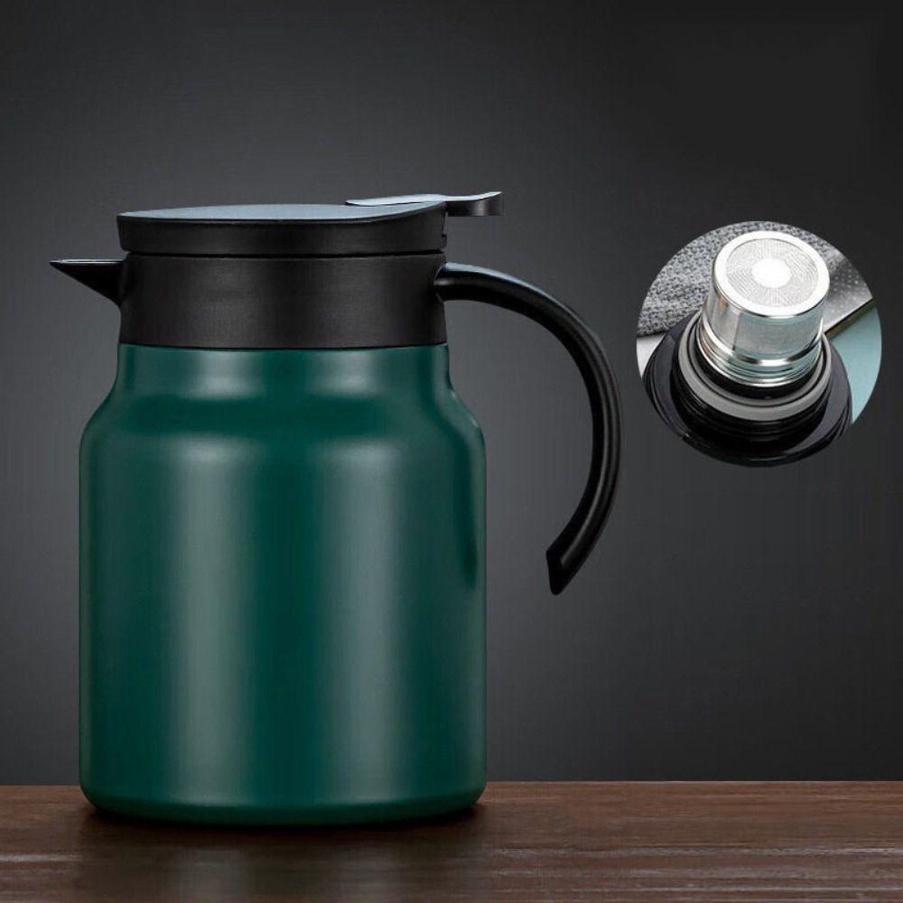 800/1000 мл Термос для кави Подвійний Дорожній Чайник Портативний Чайник для Тушкування Офіс