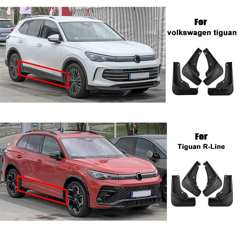 Parafanghi Anti-schizzo per Auto per Volkswagen VW Tiguan R Line MK3 2024 2025 2026 Protezione Ruote Paraspruzzi Parafanghi Strumenti Accessori