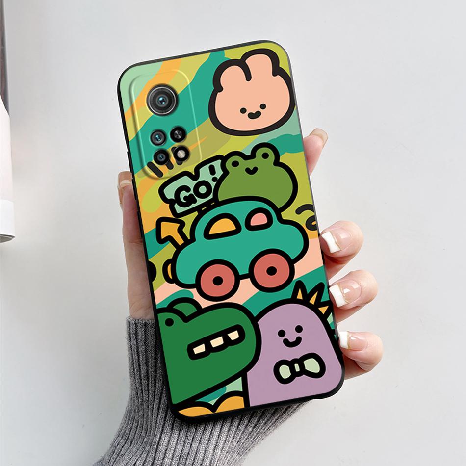 For Xiaomi Mi 10T 5G Phone Case 6.67'' Back Cover Fashion Astronaut Matte Liquid Silicone Shell For Xiaomi Mi 10T Pro 5G Fundas