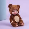 Cute Animal Baby Doll 3.5Inch Deer/Bee/Bear Sleep Baby Simulated Reborn Doll Toy