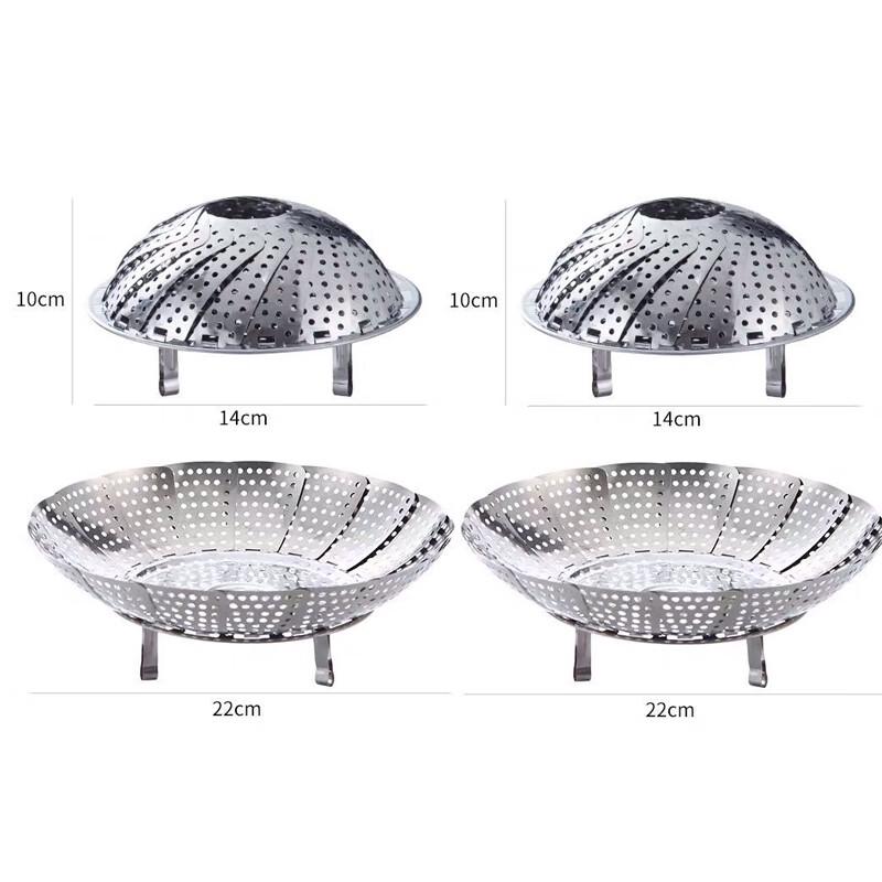 

Zhaoran 304 Stainless Steel Folding Steamer Rack