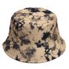 Europejsko-Amerykański Kapelusz Bucket Tie-Dye Chroniący Przed Słońcem: Dwustronny Design Graffiti dla Mężczyzn i Kobiet