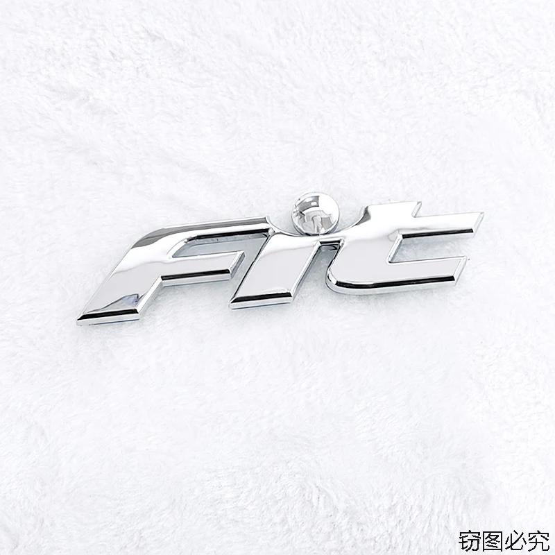 ABS Car Rear Trunk Letters 3D Emblem Tail Badge Sticker for Honda FIT Logo Decals Auto Stickers Styling Decoration