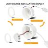 Square Round Recessed Spotlight Mounting Frame MR16 GU10 Downlight Ceiling Lighting Fixture for Home Black White Spot Light