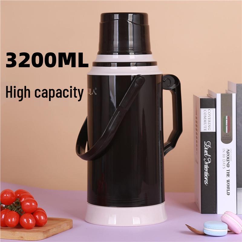 Large Capacity Plastic Thermos Bottle - Home & Dorm Use