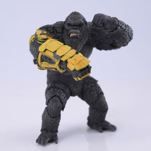 HiPlay Hiya Toys "Goji Vs. Kong: The New Empire" Kong Mechanical Glove Ver. Exquisite Basic Articulated Figure EBG0433, Pre-painted, Fully Assembled
