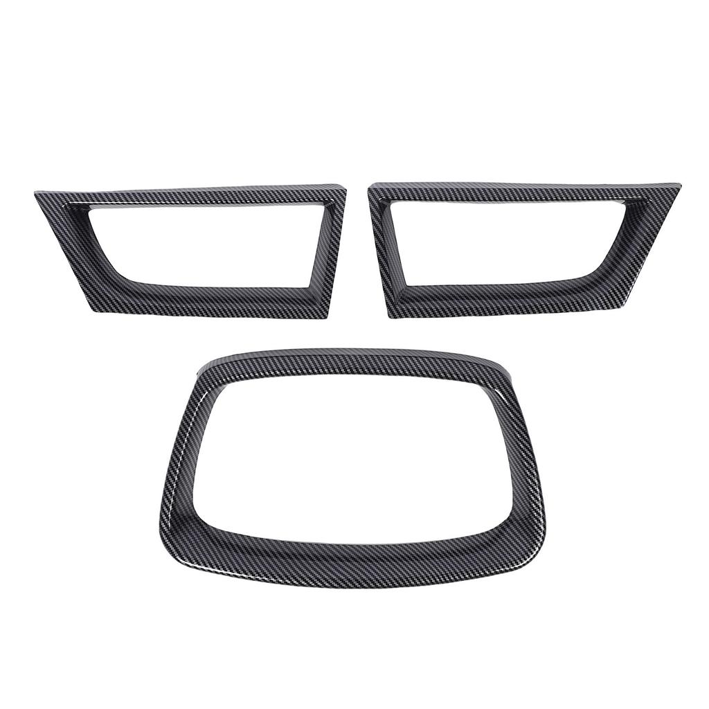 3 PCS Front Grille Overlay Cover Decorative Front Grille Surround Trim Replacement for       9th Generation 2006-2007