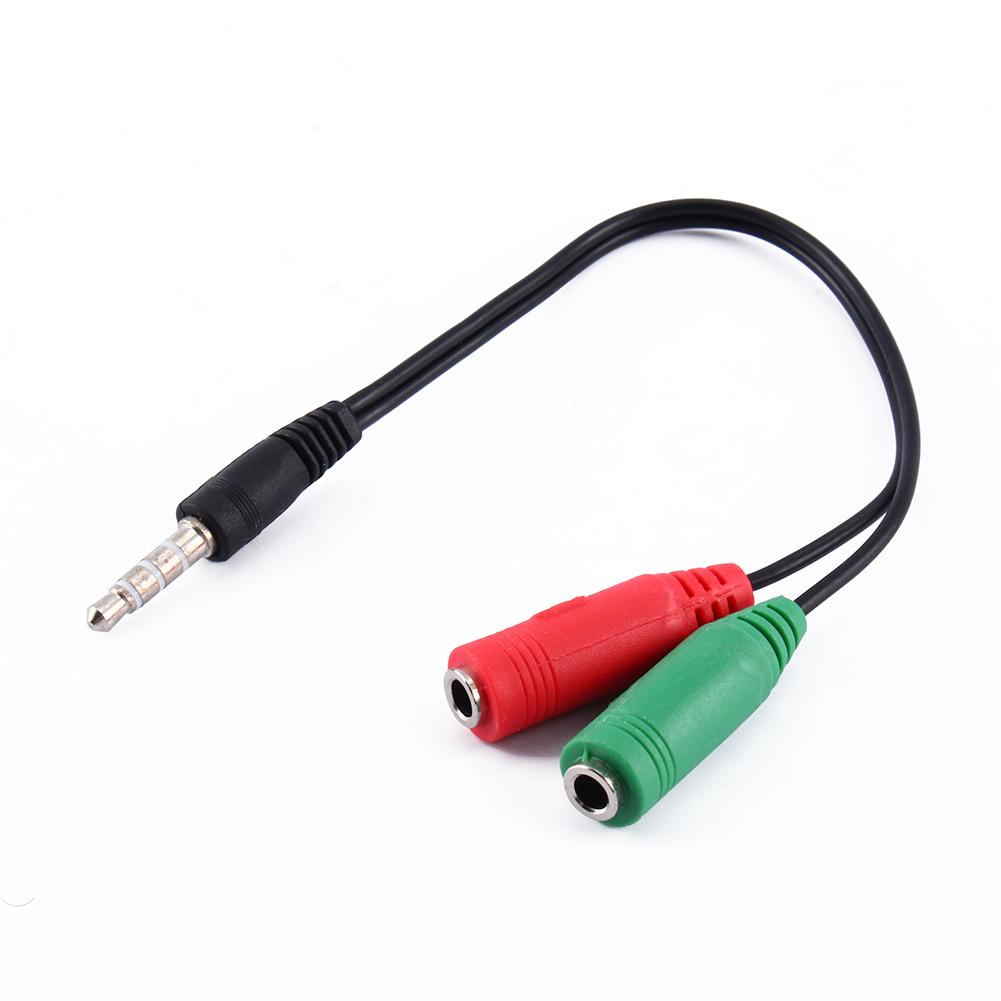 Audiokabel Konverter Adapter 3,5mm Stereo-Klinke Kopfhörer-Splitter