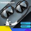 1Pc Swimming Goggles Underwater Snorkeling Mask Waterproof Breathing Diving Snorkeling Mask No Leaking With Breathing Tube