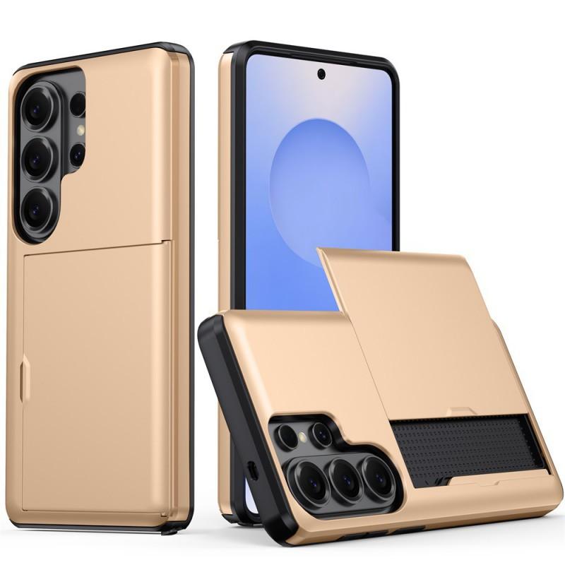 Suitable S26Ultra Phone Case S25FE Slide Card Wallet Slot A57/A37 Drop Resistance Protective Cover