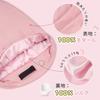 Silk For Long 19 Momme 6A Hair Cylindrical No Shedding Until Prevents Prevents Split Moisturizes Beautiful Reduces Shiny Day Pink [LULUSILK] Nightcap,