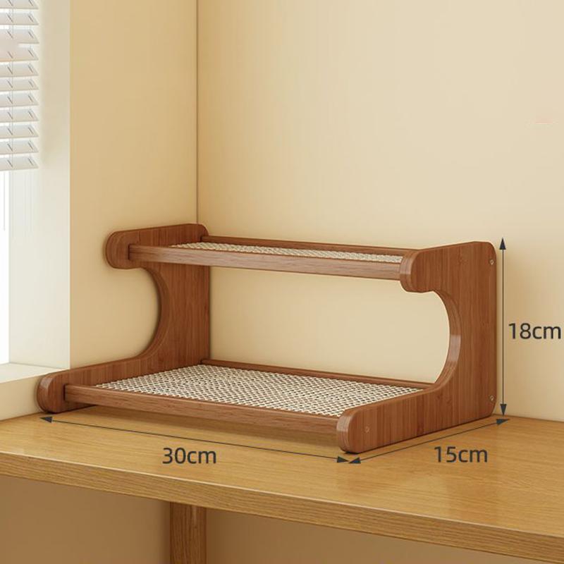 Bamboo Organizer Bathroom Shelves Table Decoration Accessories Bathroom Shelves Large Storage Rack Corner Storage Rack Creative