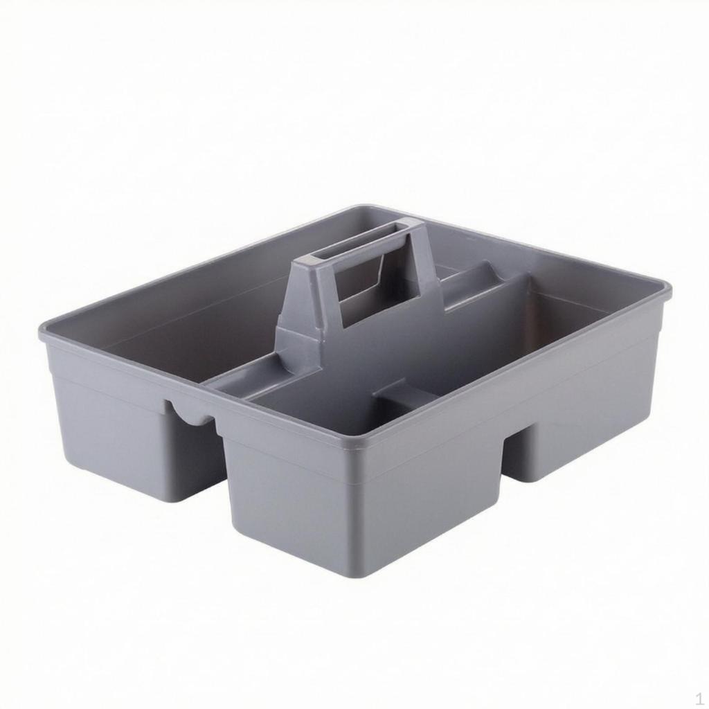 Divided Cleaning Carrier Handheld with Handle Plastic Supply